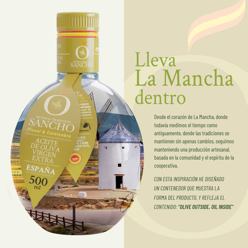 Aceite de Oliva Virgen Extra DOP variedad Picual y Cornicabra Cristal
